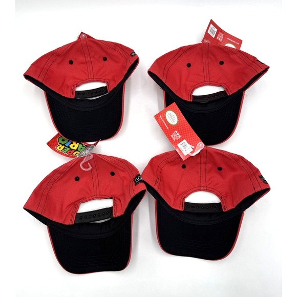 Lot of 4 Nintendo Super Mario 1985 Hat Toddler Youth 3D Pop Cap Red Gray 2022 - Picture 3 of 7